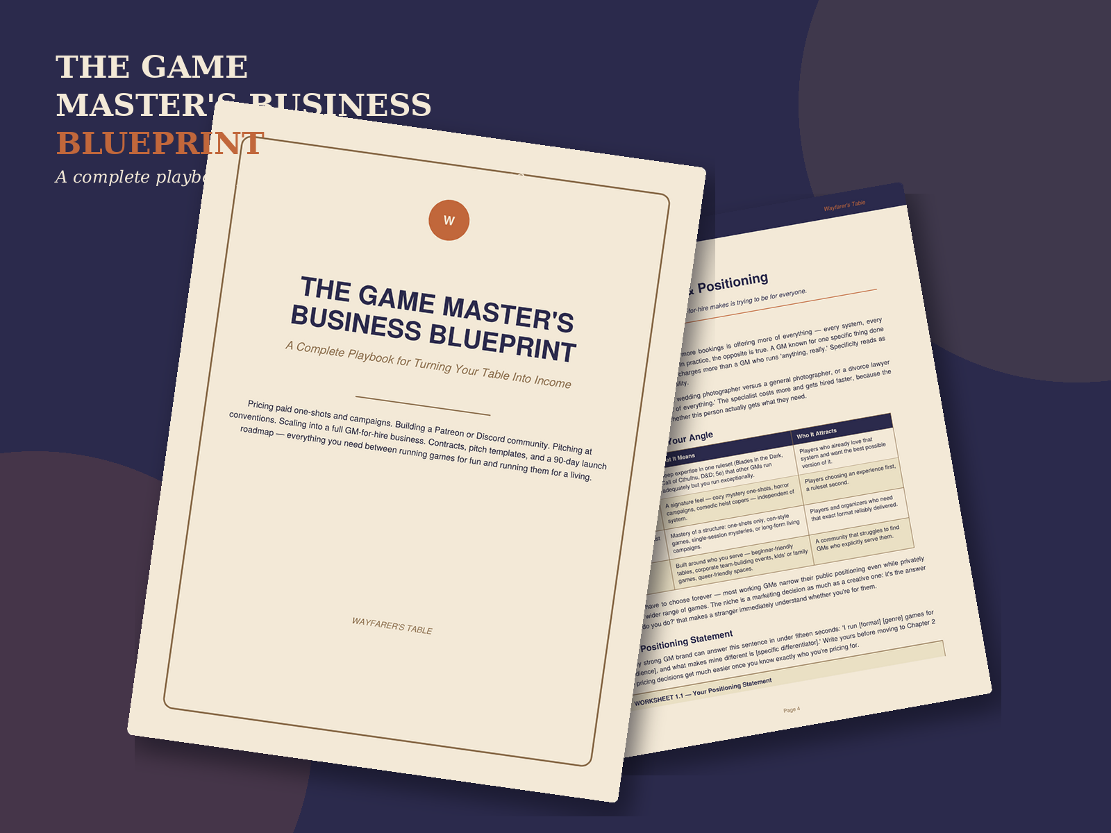 The Game Master's Business Blueprint